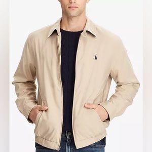 Polo Ralph Lauren Men’s Light Windbreaker, Beige Size Large in Good Condition
